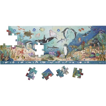 Melissa & Doug Beneath the Waves Search + Find Floor Puzzle - 48 Pieces 4493